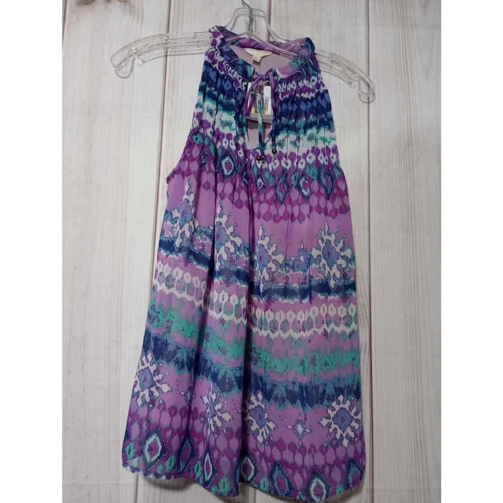 Adiva Shirt Ladies‎ Medium Purple Sleeveless Light Weight